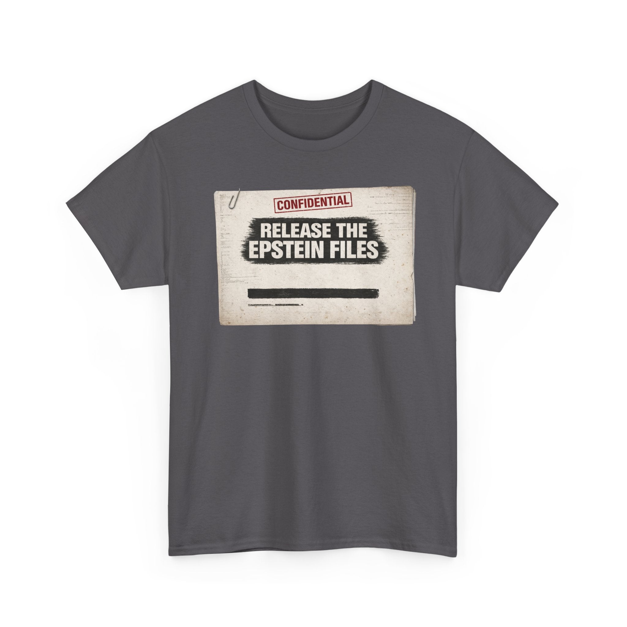 Release The Epstein Files T‑Shirt — Confidential Files Graphic Tee