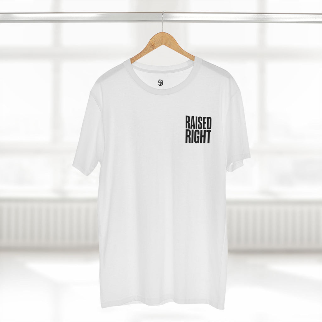 RAISED RIGHT™ Tee – Discipline. Respect. Legacy. Back Print | Blackbrn