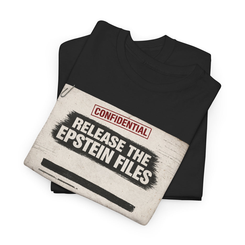 Release The Epstein Files T‑Shirt — Confidential Files Graphic Tee