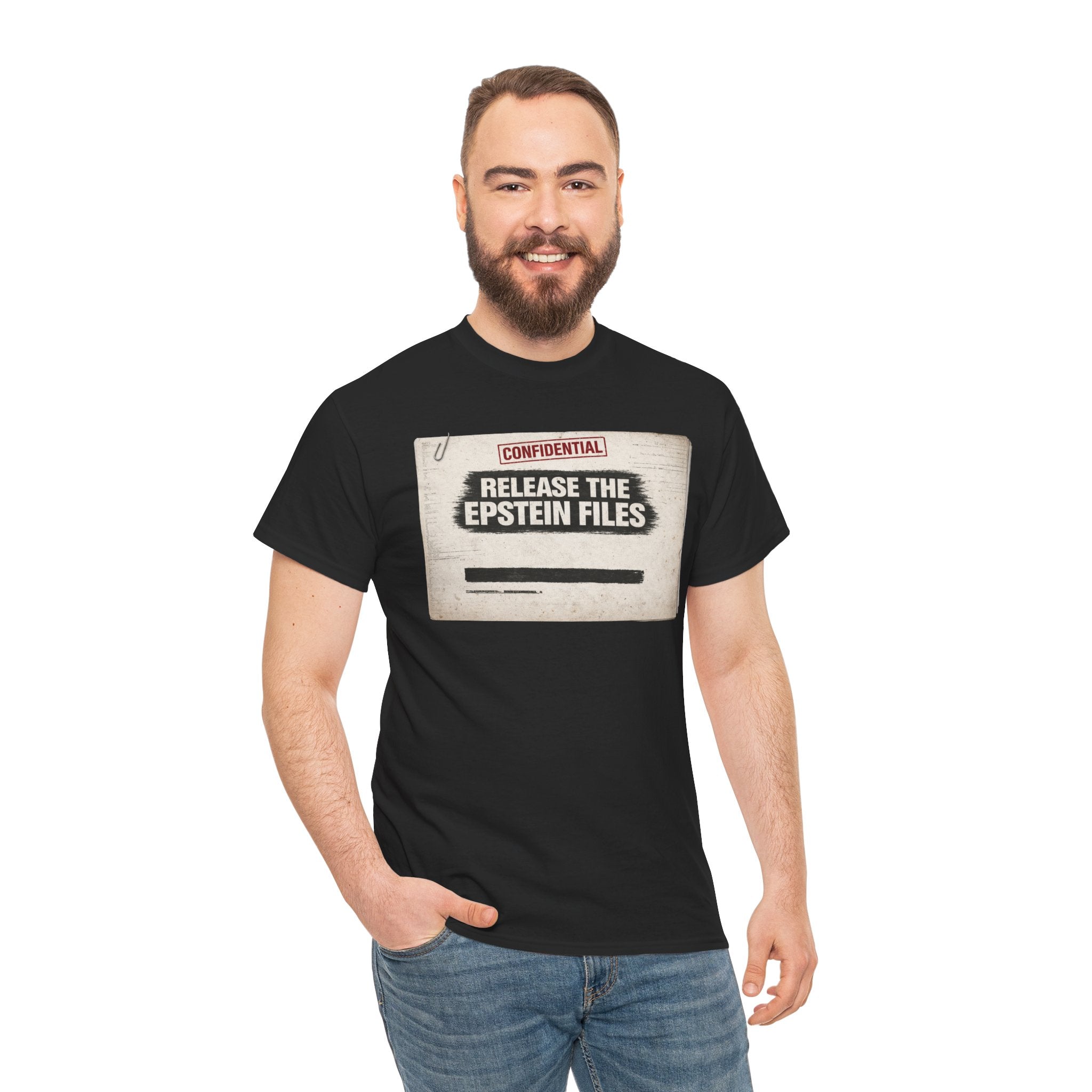 Release The Epstein Files T‑Shirt — Confidential Files Graphic Tee