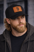 Blackbrn™ Signature Leather Patch Hat — Classic Fit Snapback