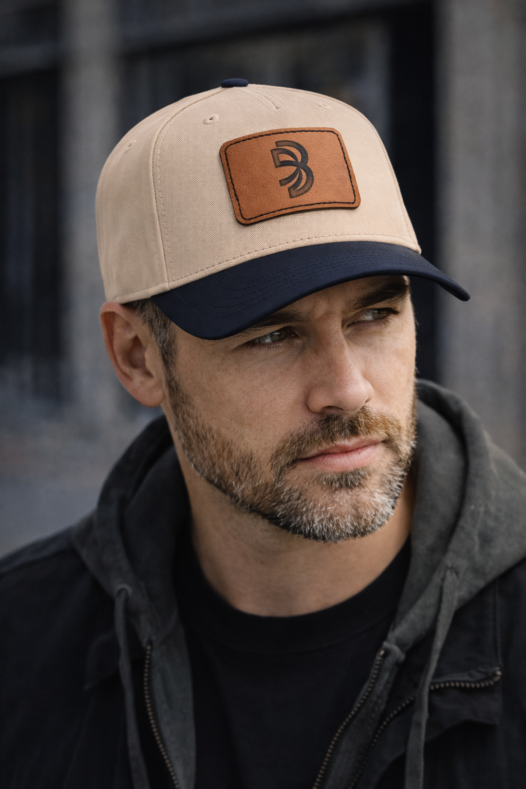 Blackbrn™ Signature Leather Patch Hat — Classic Fit Snapback
