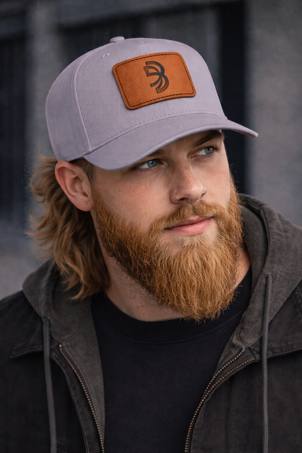 Blackbrn™ Signature Leather Patch Hat — Classic Fit Snapback