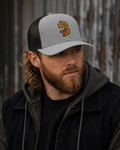 Blackbrn Embroidered Snapback Trucker Cap — Minimalist Streetwear