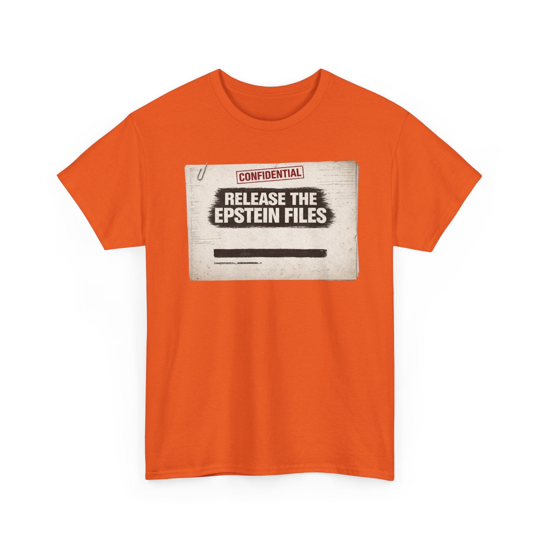 Release The Epstein Files T‑Shirt — Confidential Files Graphic Tee