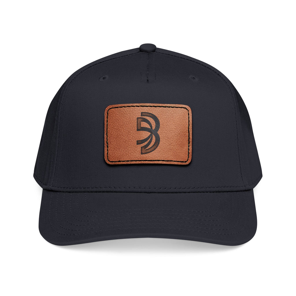 Blackbrn™ Signature Leather Patch Hat — Classic Fit Snapback