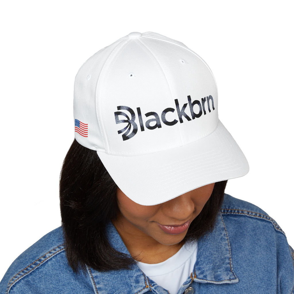 Blackbrn™ Embroidered Flexfit Hat — Classic Structured Cap