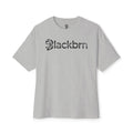 Boxy Tee — Minimal 'Blackbrn' Chest Logo Oversized T-Shirt