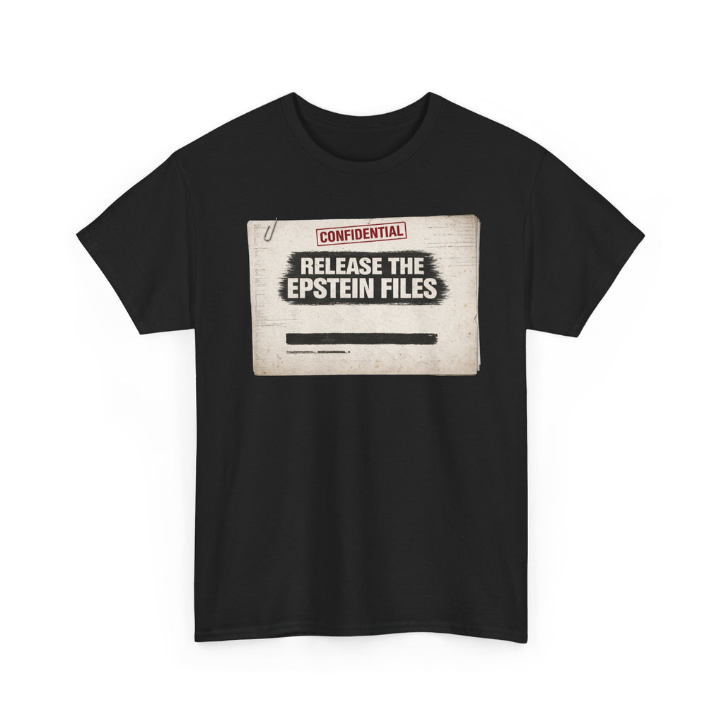 Release The Epstein Files T‑Shirt — Confidential Files Graphic Tee