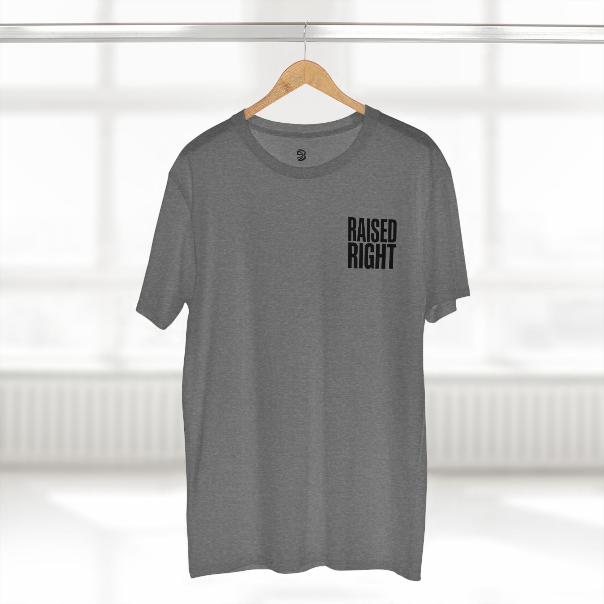 RAISED RIGHT™ Tee – Discipline. Respect. Legacy. Back Print | Blackbrn