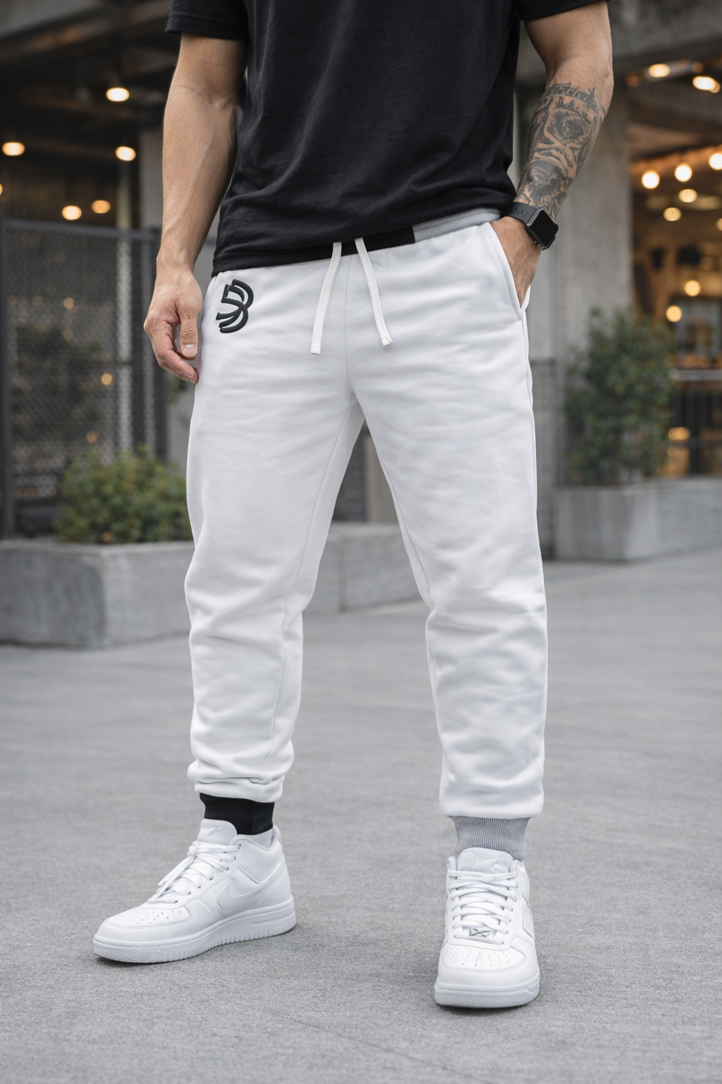Blackbrn™ Minimal Joggers — Premium Streetwear Sweatpants (Signature BB Logo)